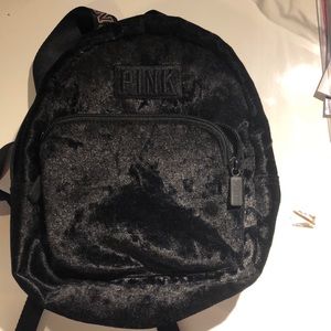 Velvet Pink Victoria’s Secret Mini Backpack